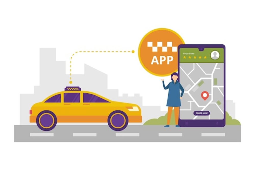 穿梭城市光影 出租車應用概念插畫與廣告設計的創(chuàng)新融合